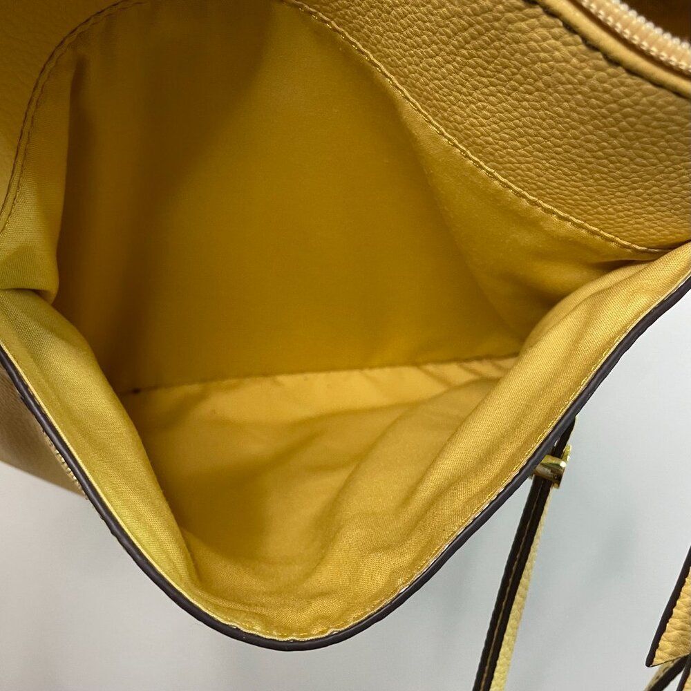 Liz Claiborne Penny Yellow Purse Crossbody Handbag - Picture 8 of 10